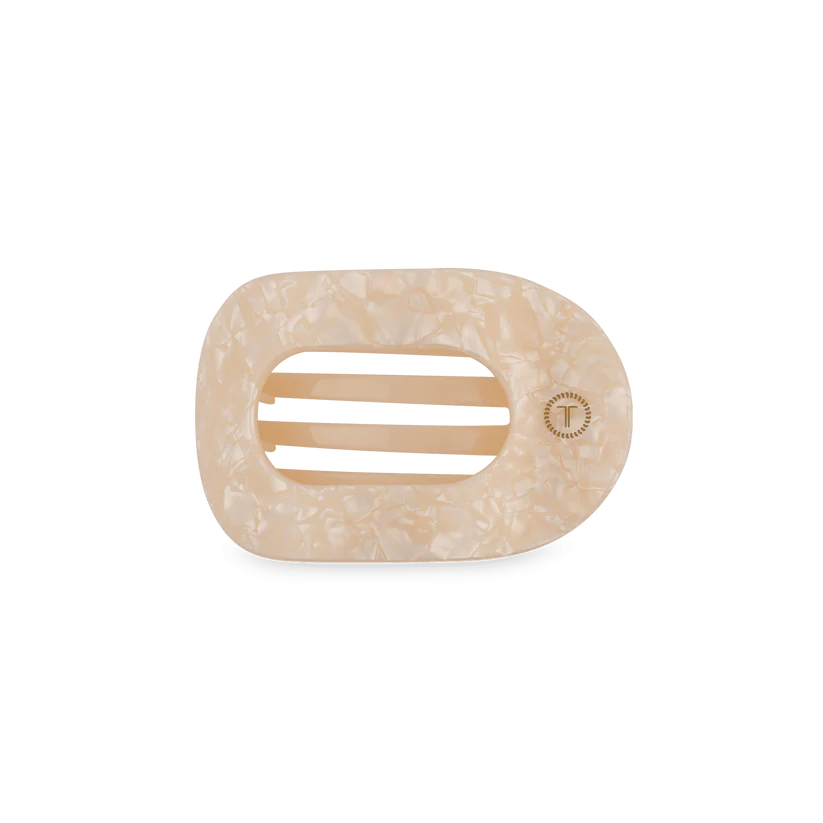Tiny Flat Round Hair Clip