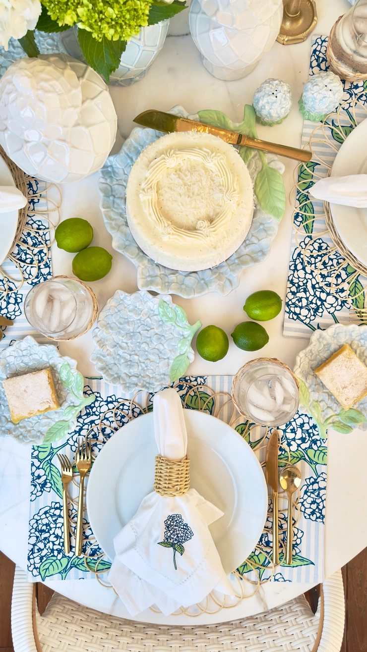 Hydrangea Dish