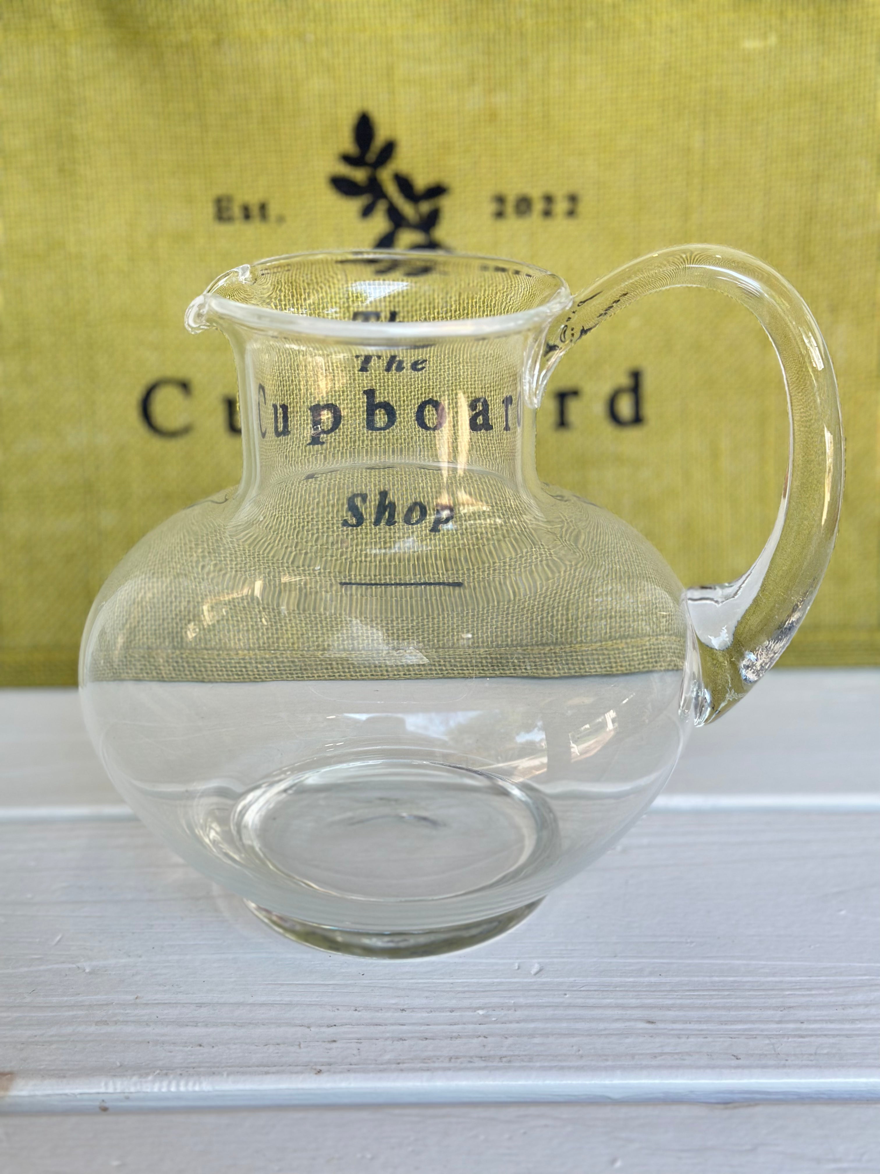 Vintage Glass Pitcher The Cupboard Shop Nj 6896