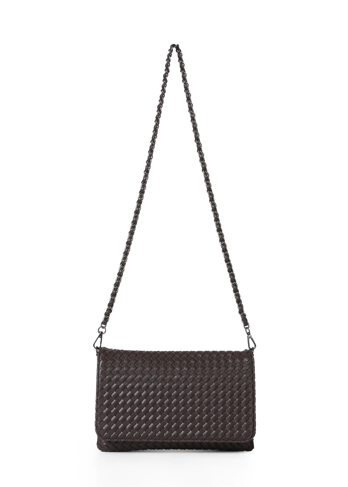 Lexi Woven Java Crossbody