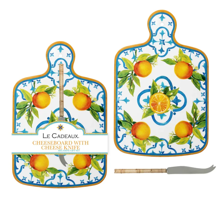 Valencia Melamine Cheeseboard Gift Set