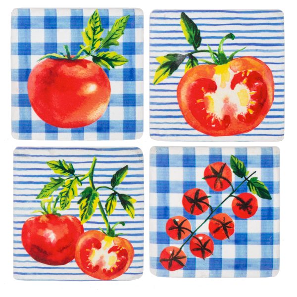 Tomato Coaster (4 pc. set)