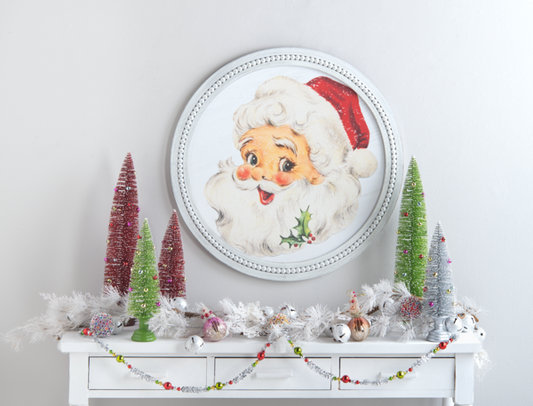 Vintage Santa Wall Decor