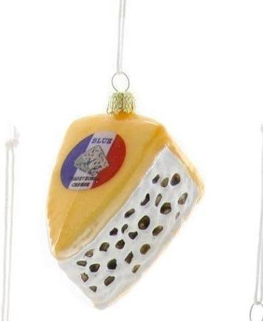 Blue Traditional Cheese Ornament