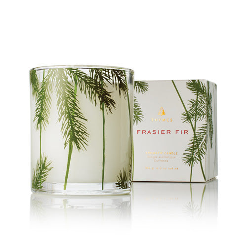 Frasier Fir Poured Candle 6.5oz, Pine Needle Design