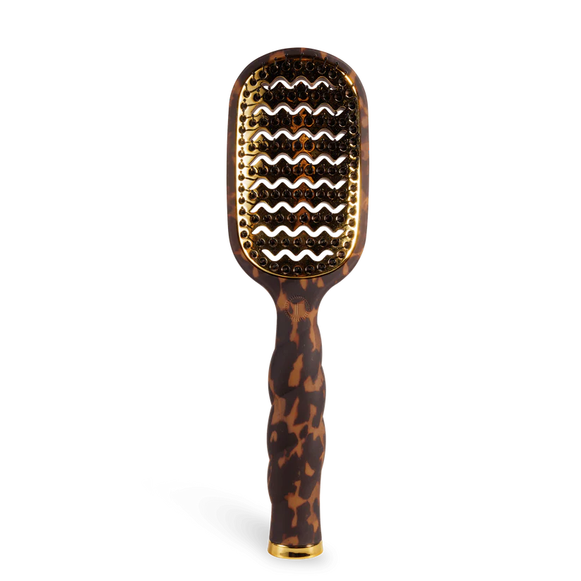 Teleties Vented Hair Brush - Tortoise