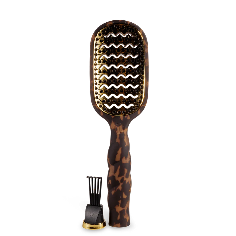 Teleties Vented Hair Brush - Tortoise