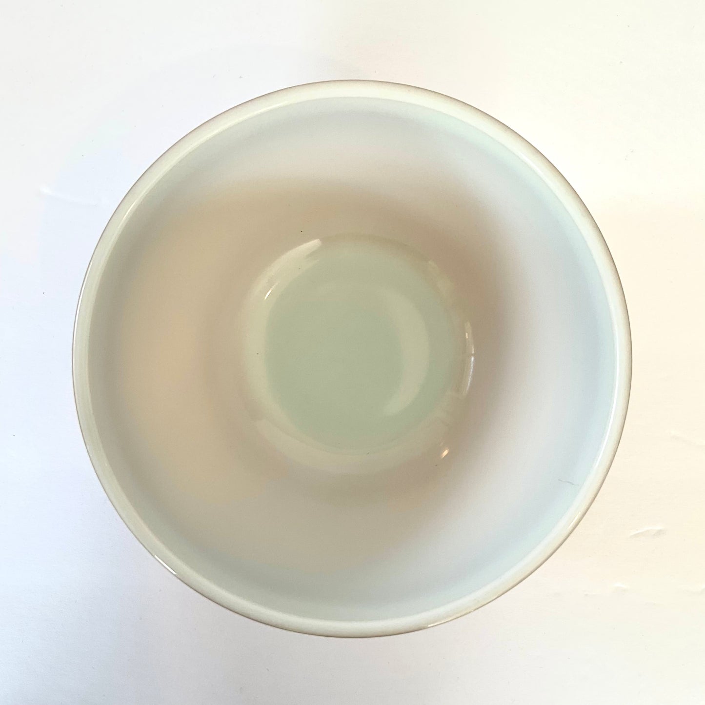 Vintage Pyrex 402 1.5 QT Mixing Bowl Solid Brown Tan Fade