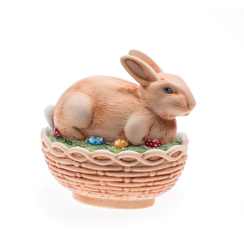 Mosser Bunny on Basket