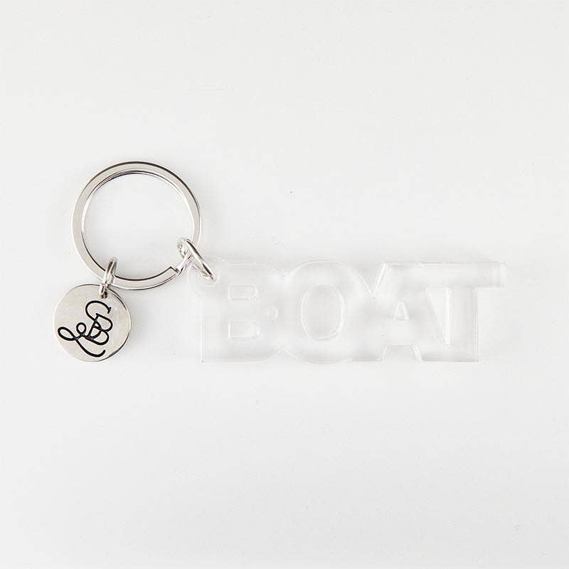 Boat Acrylic Keychain