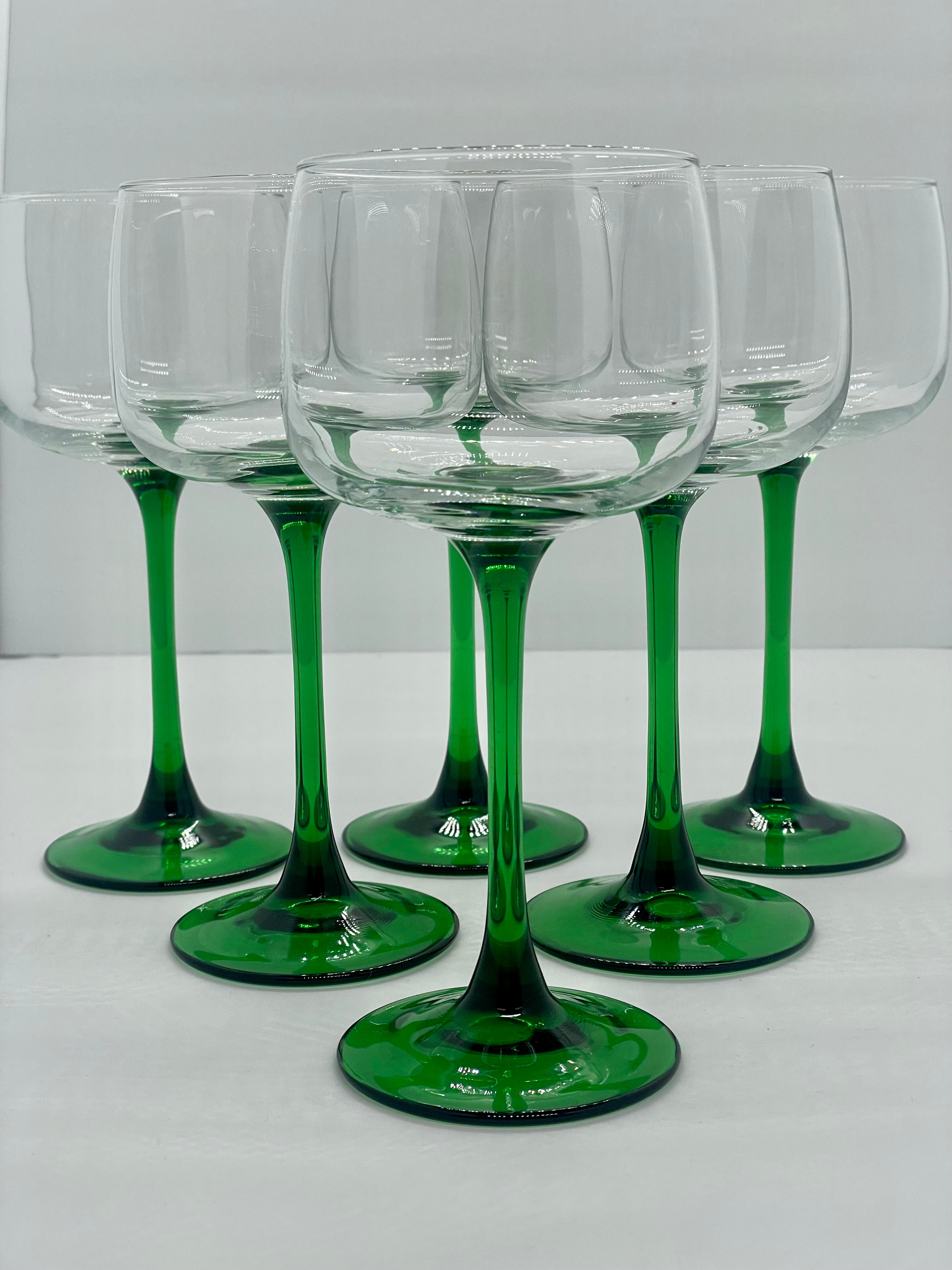10 oz. Textured Beaded Sage Green Old Fashion Drinking Glasses (Set of