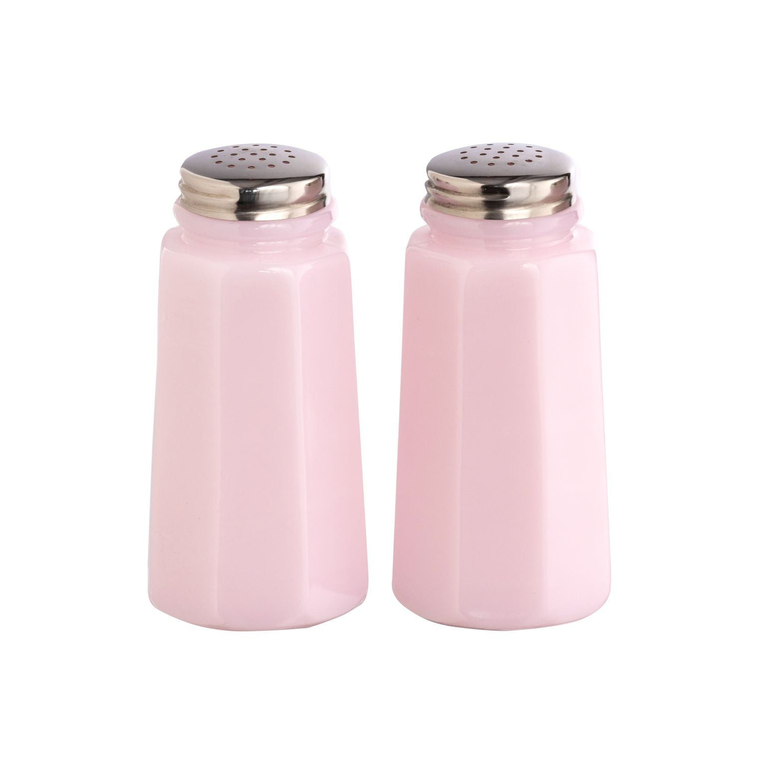 Mosser Panel Salt & Pepper Shaker/ Crown Tuscan, Pink