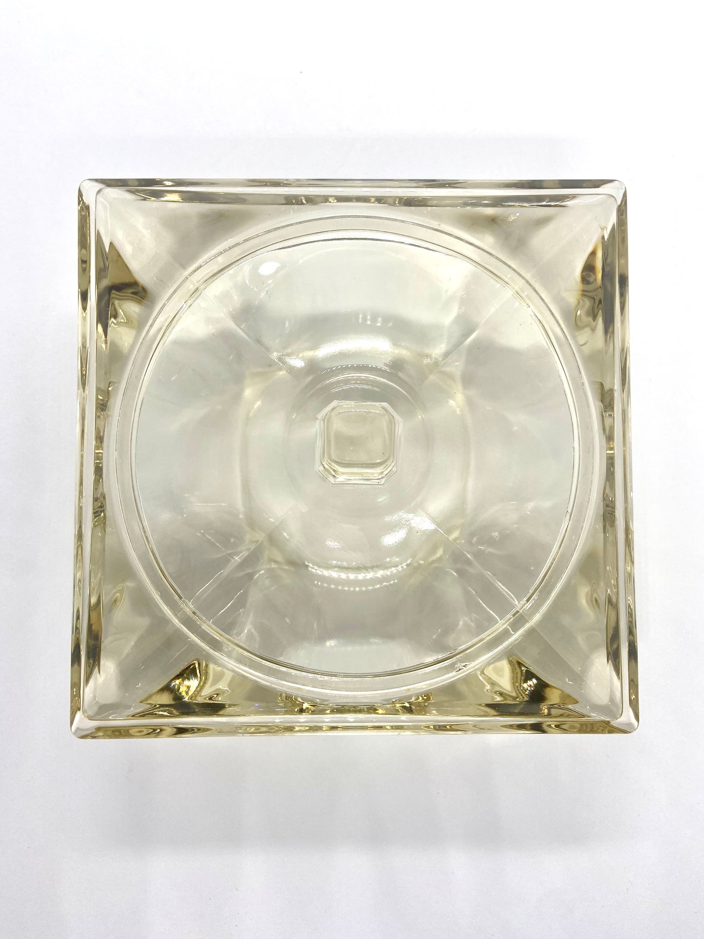 Mid-Century Modern Crystal Clear Candy Dish