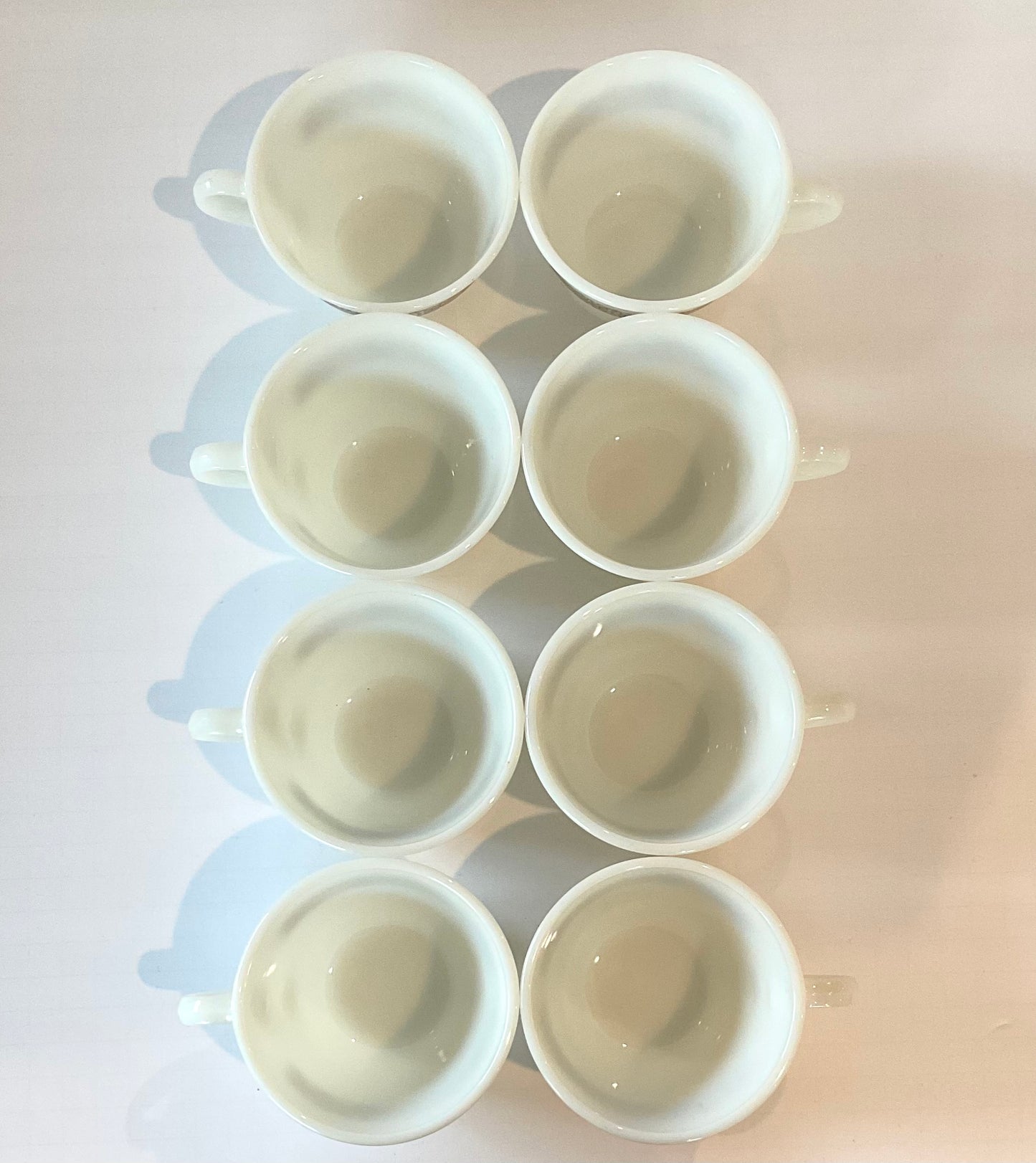 Vintage Pyrex Set of 8 8oz. Coffee/Tea Mugs, Woodland