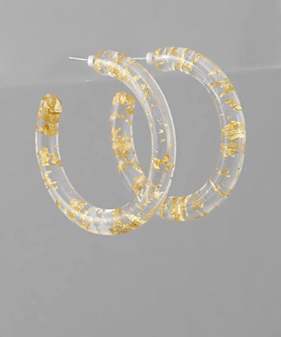 Metal Acrylic Hoops