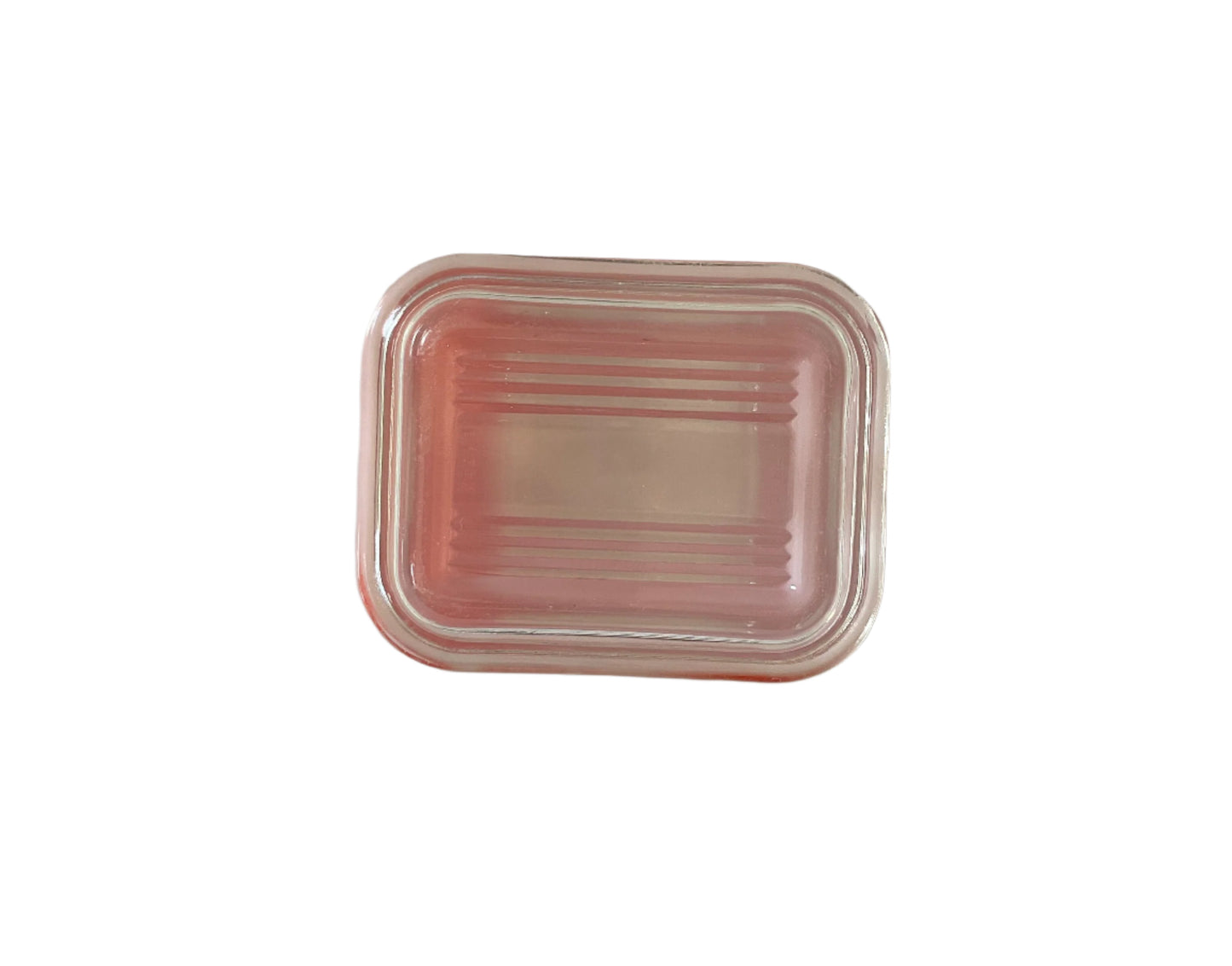 Vintage Pyrex Primary Red Refrigerator Dish 501 W/ Lid