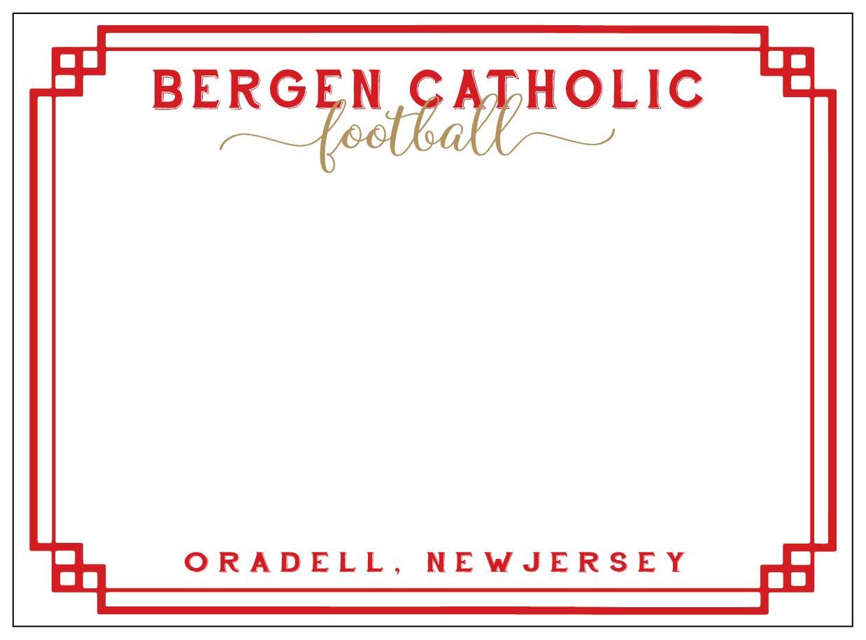 Bergen Catholic Football Slab Pad
