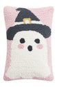 Pink Pastel Ghost Witch Hook Pillow