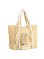 Natural "Bride" Hat And Tote Set