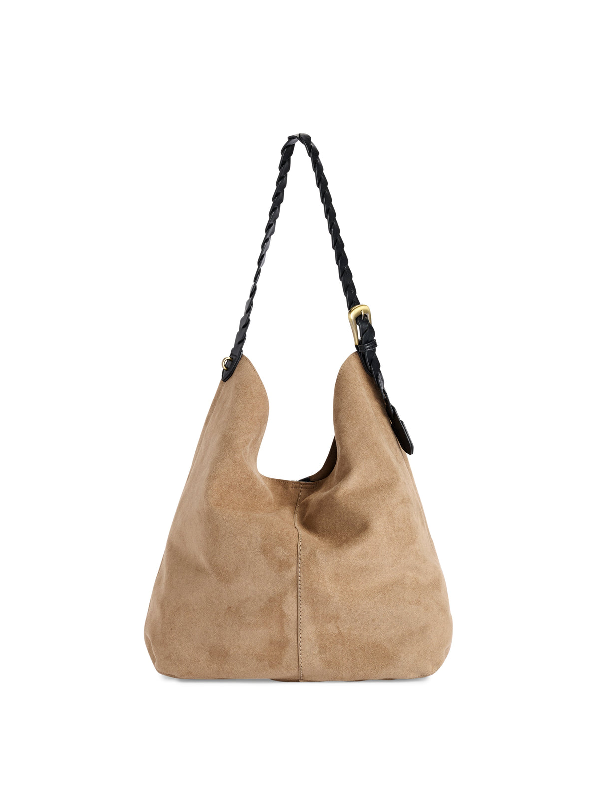 Shiraleah Roberta Hobo Bag in Taupe, front view