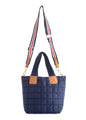 Navy Ezra Mini Tote Cross-Body