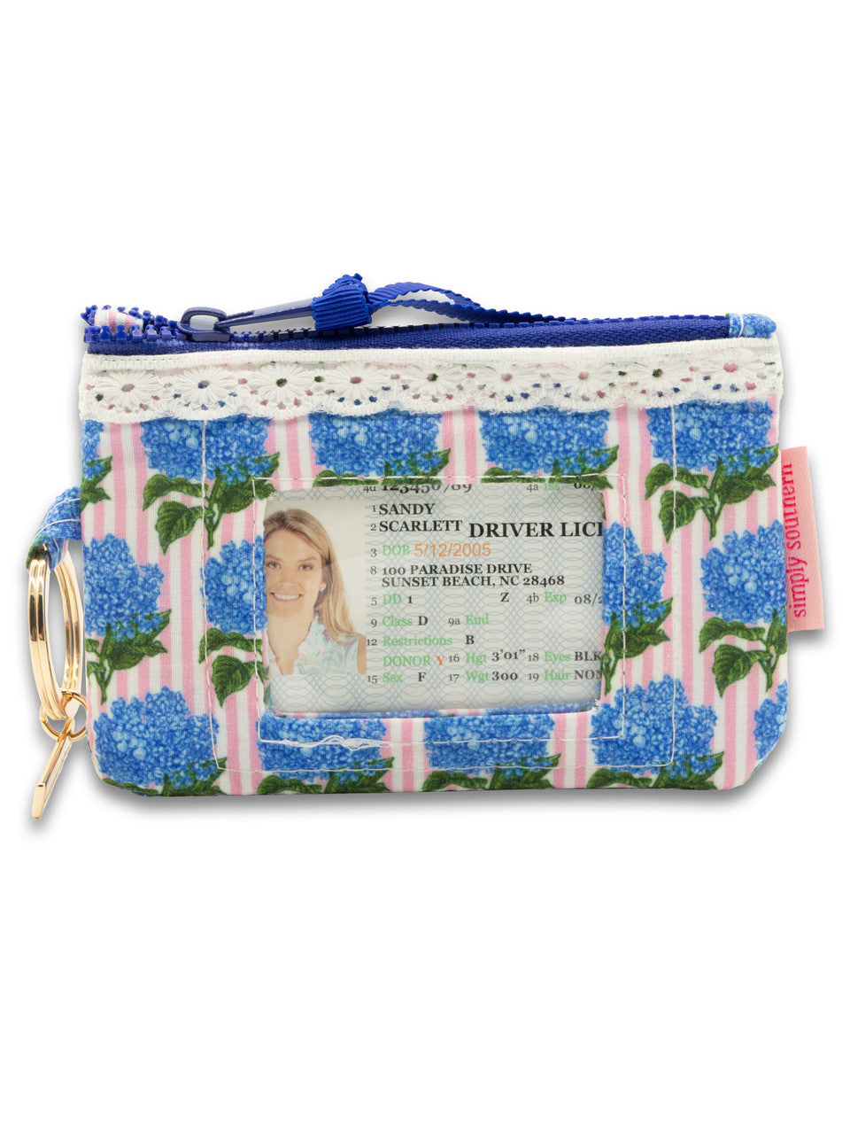 Simply Southern Hydrangea ID Wristlet