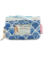 Simply Southern Blue Shells ID Wristlet