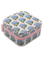 Simply Southern Quilted Hydrangea Pink Travel Jewelry Box