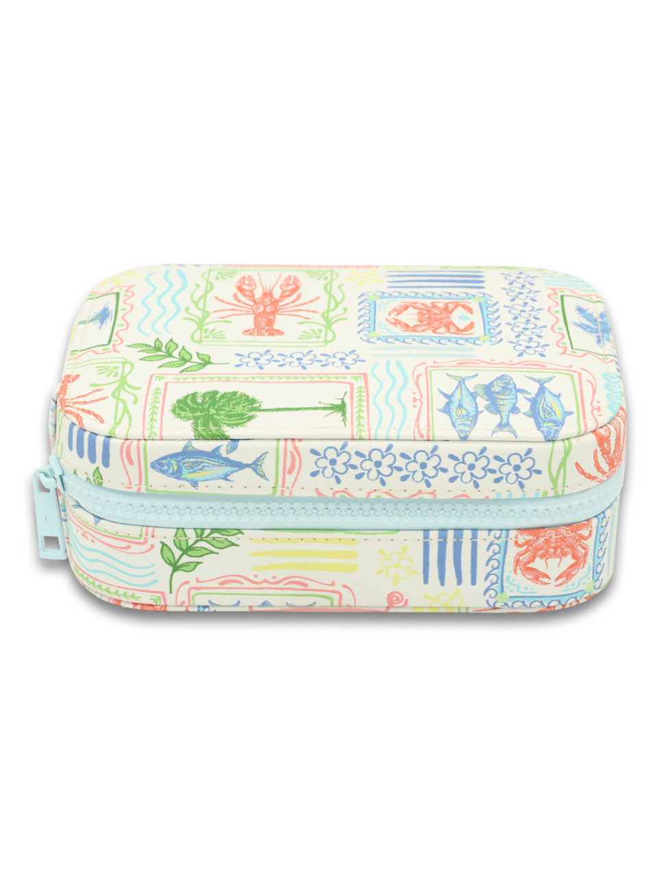 Simply Southern Quilted SeaPatch Light Up Jewelry Travel Case