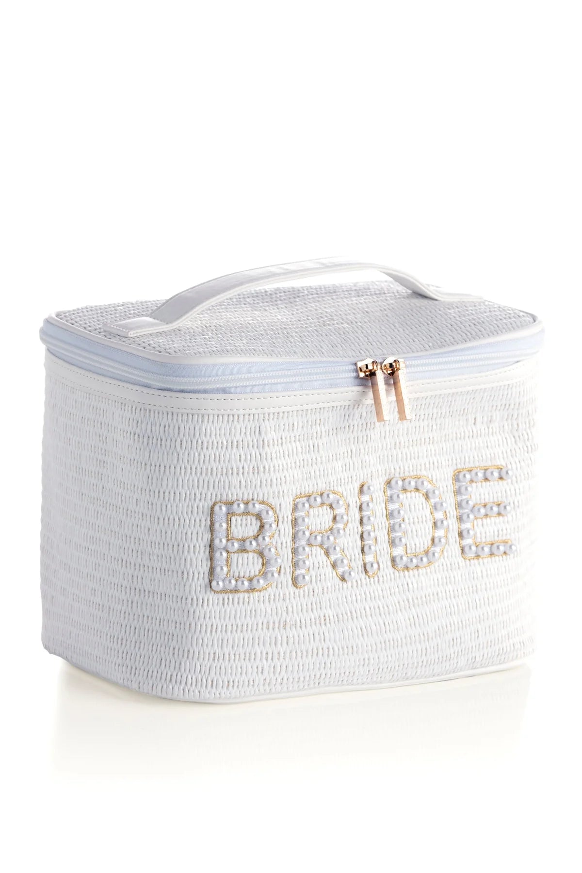White "Bride" Cosmetic Case