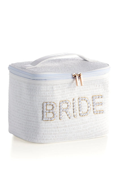 White "Bride" Cosmetic Case