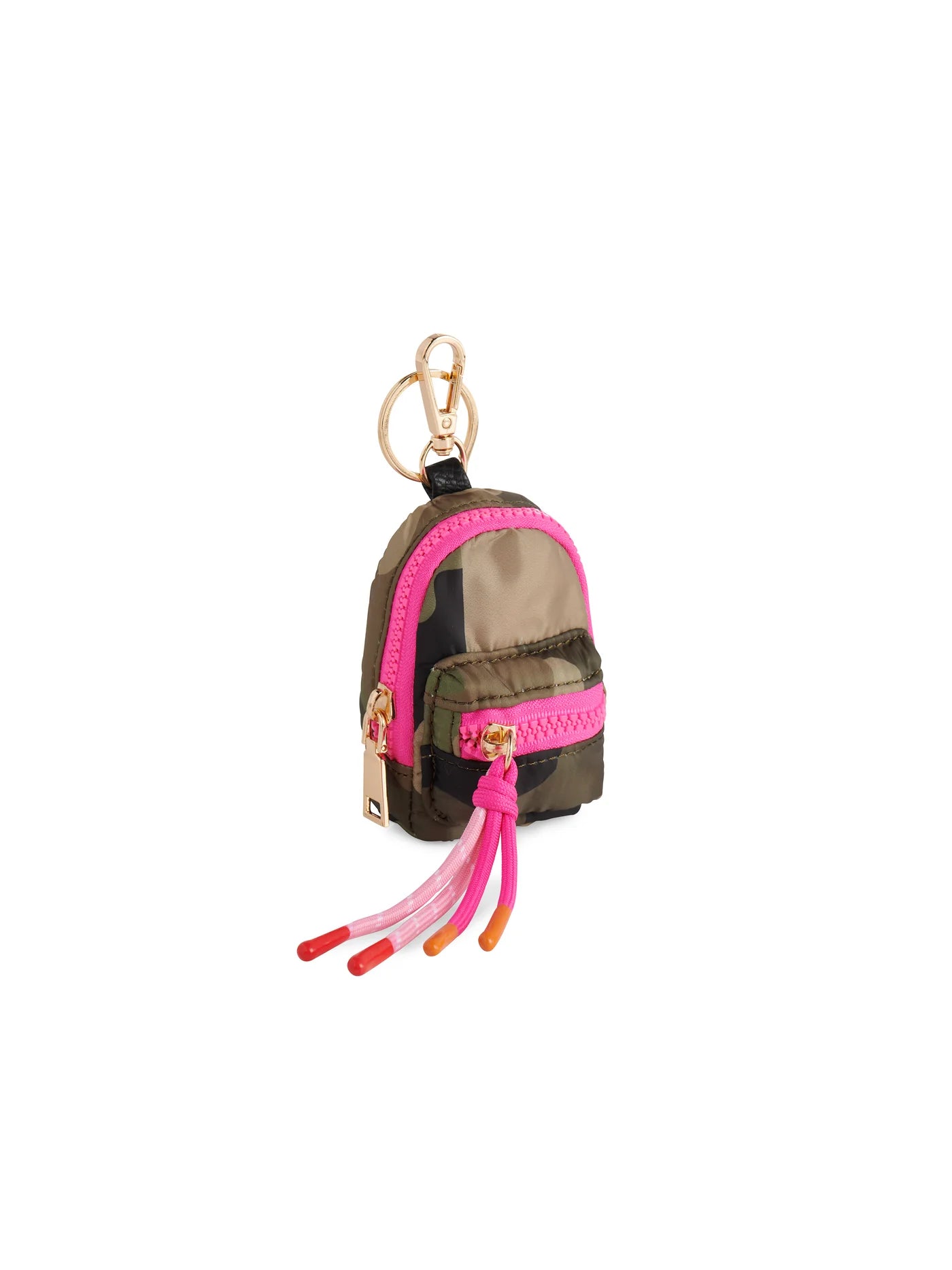 Camo Ezra Mini Backpack Bag Charm