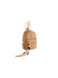 Tan Ezra Mini Backpack Bag Charm