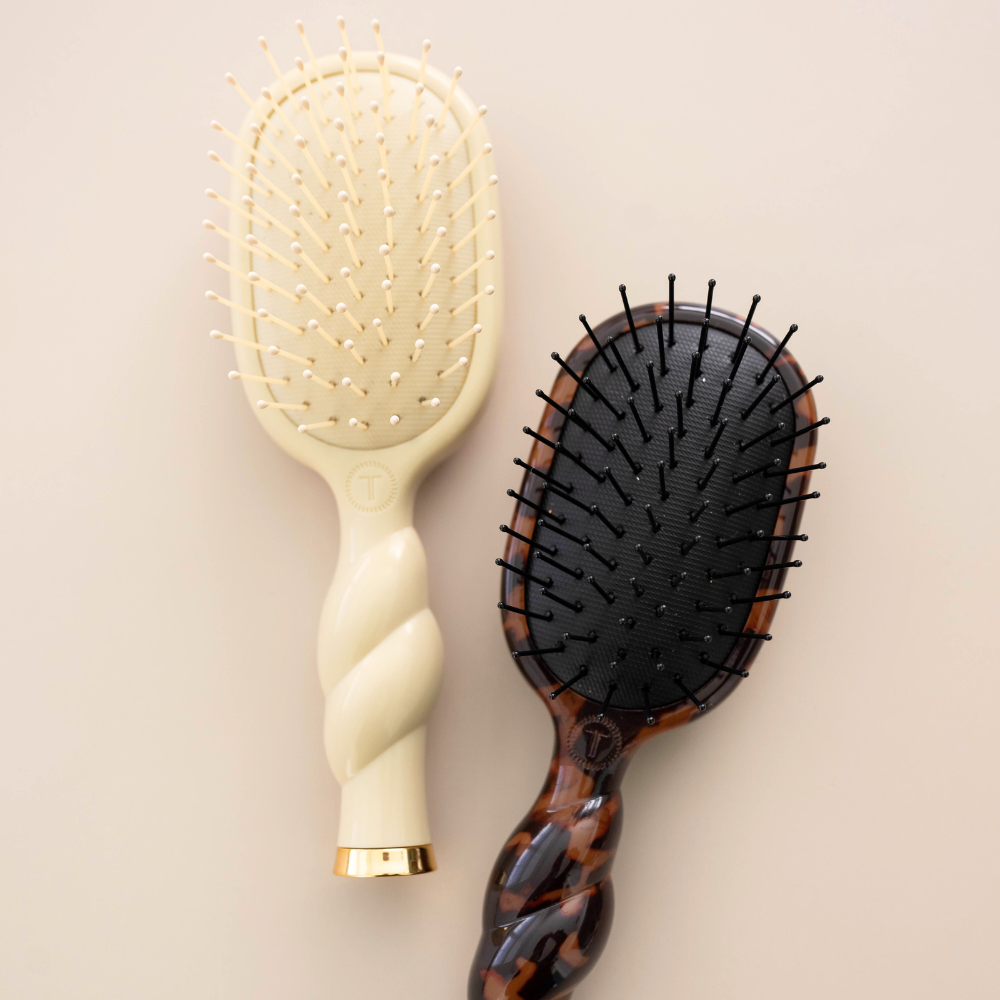 Mini Medium Detangler Brush - Tan