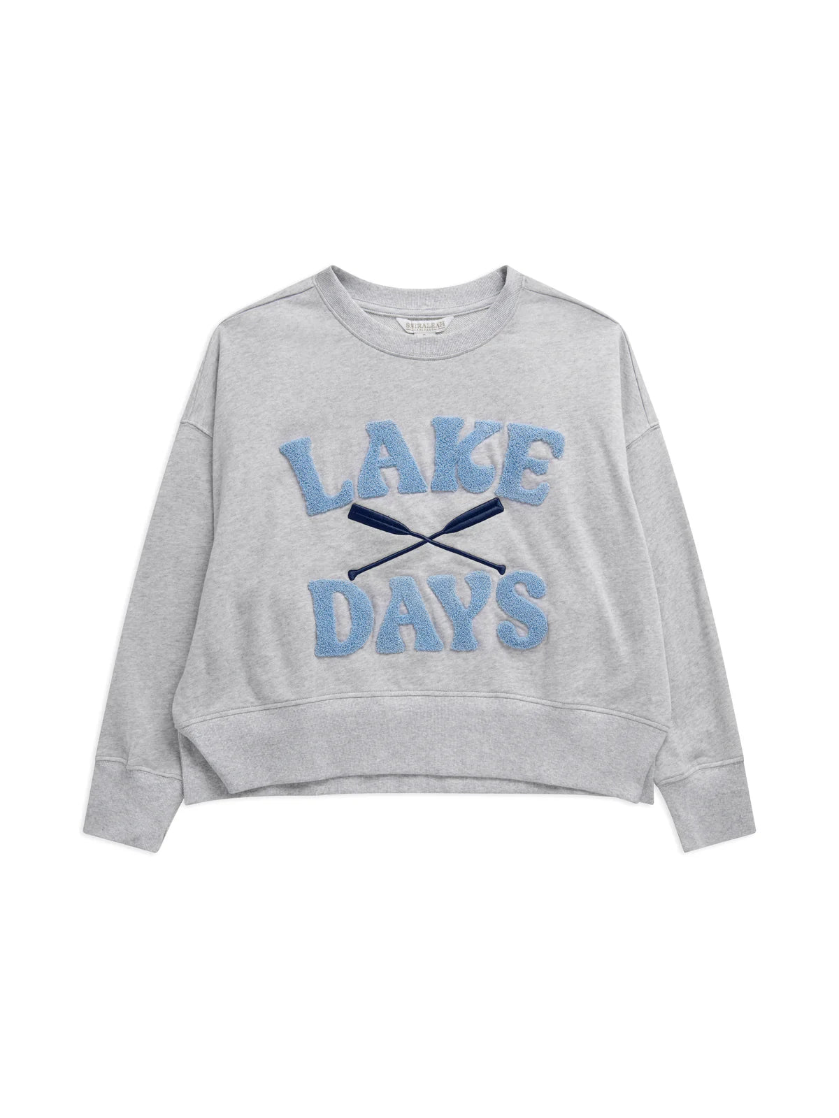 Grey "Lake Days" Relaxed Sweatshirt