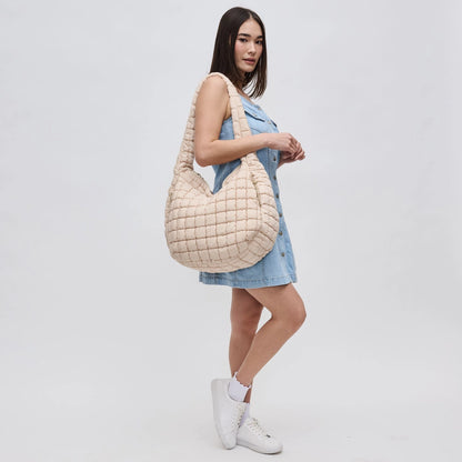 Quilted Nylon Hobo