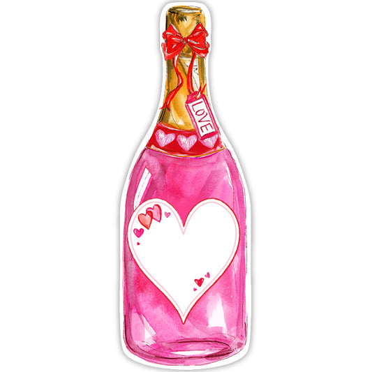 Handpainted Valentine Bottle Die-Cut Accents