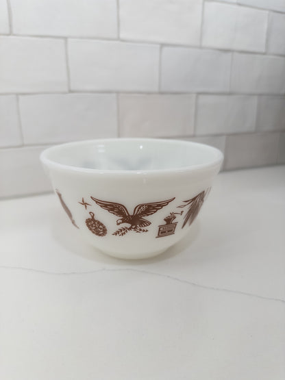 Vintage Pyrex 401 'Early American' Mixing Bowl