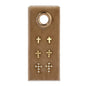 Gold Multi Cross Velvet Set/3 Stud Gift Set