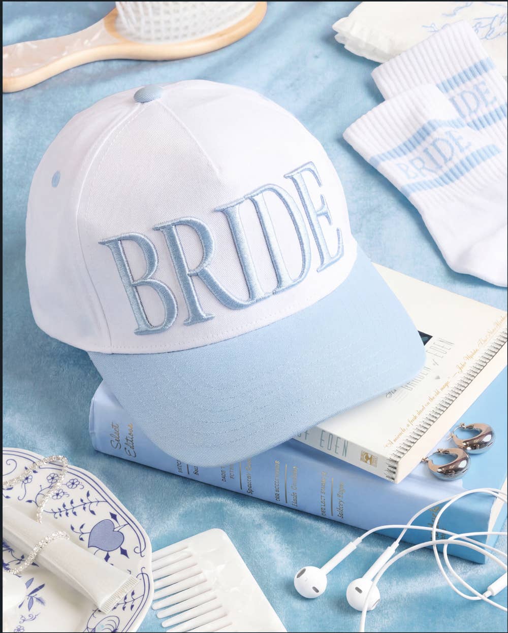 Blue Bride Trucker Hat
