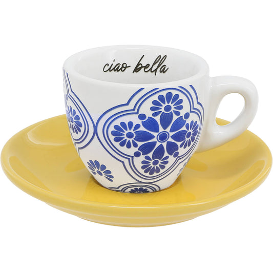 Ciao Bella - 2.5 oz Espresso Cup and Saucer