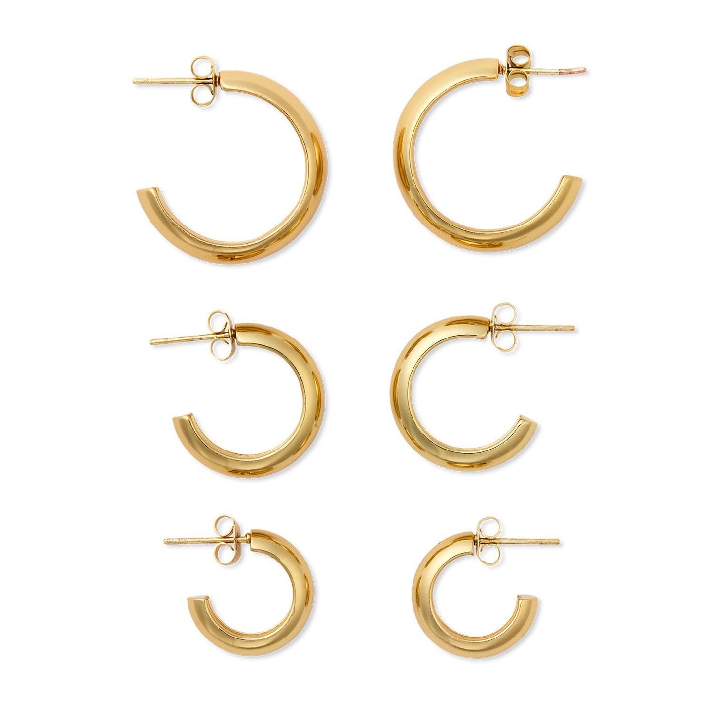 Golden Hour Hoop Earrings (*3 Sizes*)