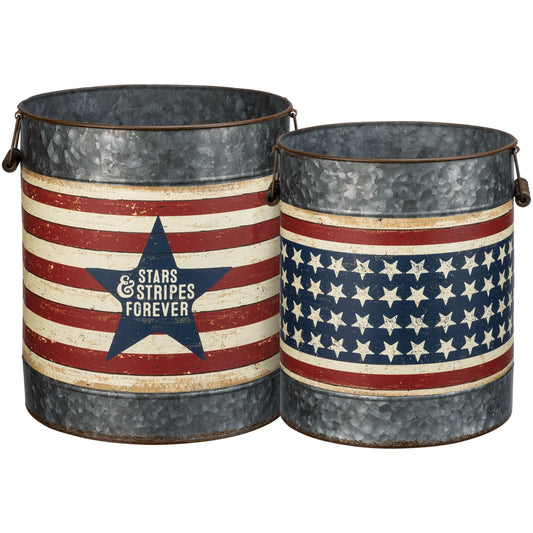 Stars & Stripes Bucket Set