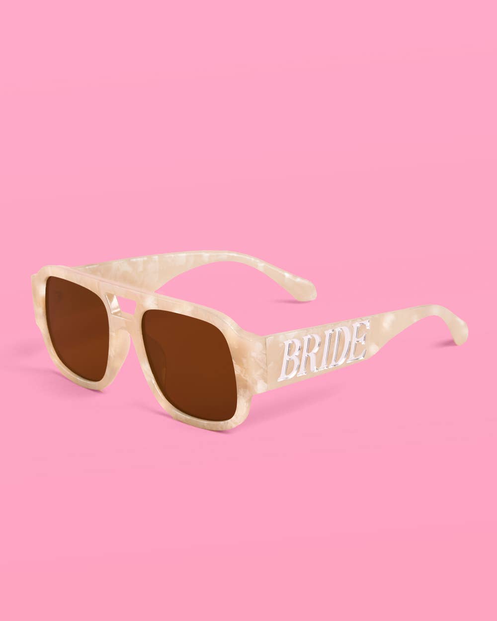 Bride Pearlized Aviator Sunglasses