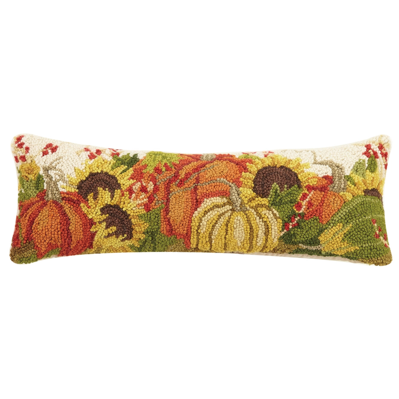 Pumpkins Cream Hook Pillow