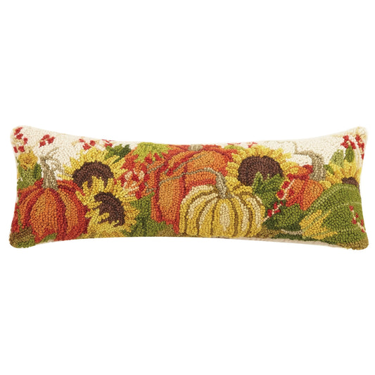 Pumpkins Cream Hook Pillow