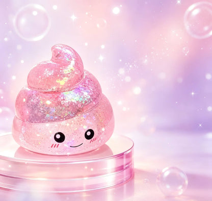 Glitter Poo Maltose Squishy Toy