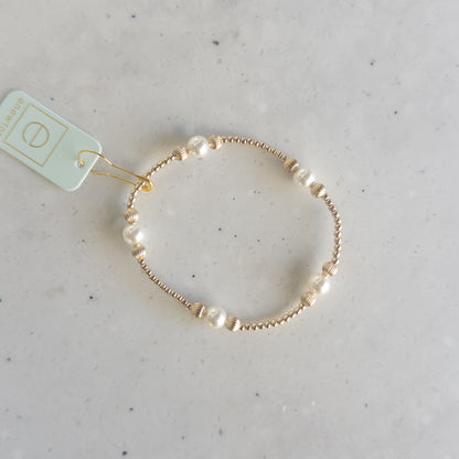 Purpose Pearl 6mm Bead Bracelet - Dignity