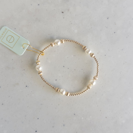 Purpose Pearl 6mm Bead Bracelet - Dignity