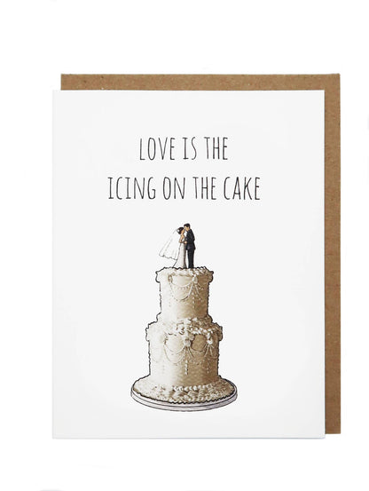 Love Wedding Cake Card